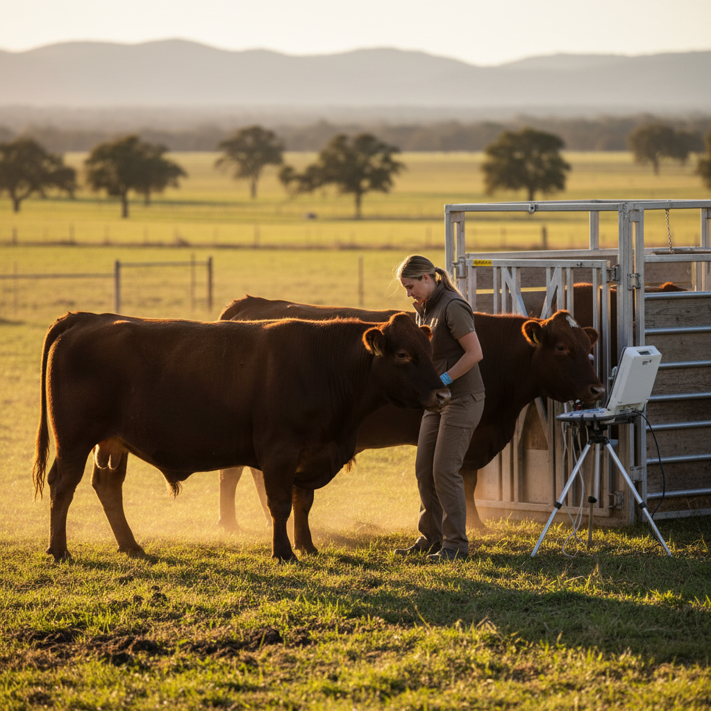 Cattle handling and veterinary applications